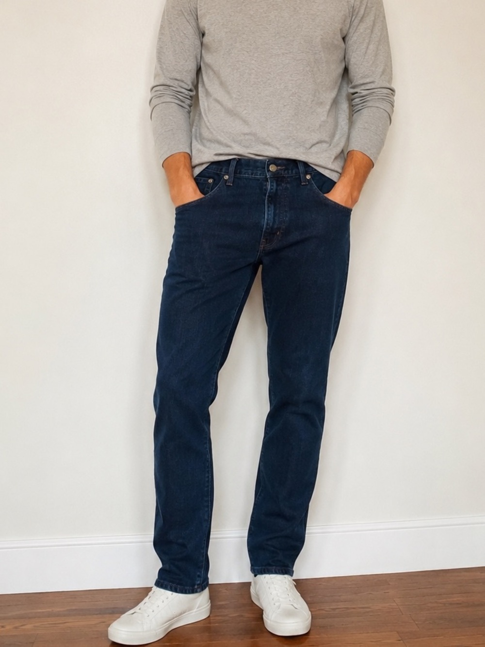 Polo Ralph Lauren Varick Slim Straight Jeans 34x34 Dark Wash
